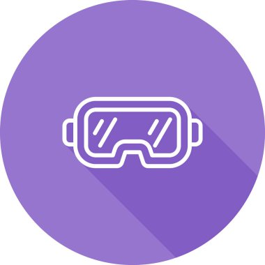 sanal gerçeklik vektörü simgesi modern tasarım vektör çizimi