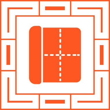 harita simgesi vektör illüstrasyonu