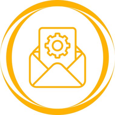 Posta simgesinin vektör illüstrasyonu