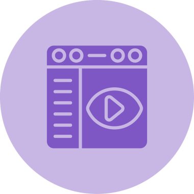 Modern bir simgenin vektör illüstrasyonu