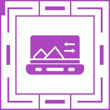 seo modern simgesinin vektör illüstrasyonu