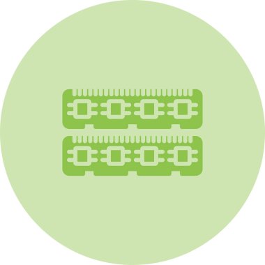 Modern otomatik simgenin vektör illüstrasyonu