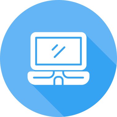 Bilgisayar simgesinin vektör illüstrasyonu