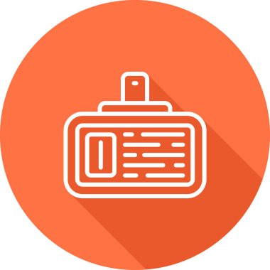 Belge simgesinin vektör illüstrasyonu