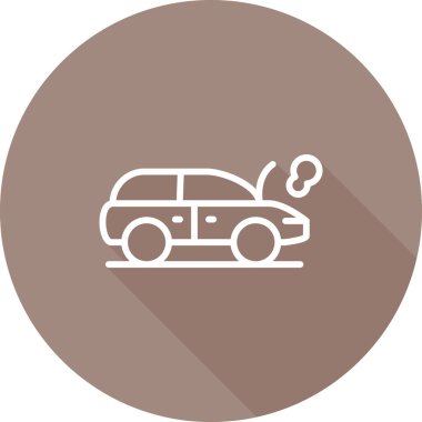 araba simgesi vektör illüstrasyonu