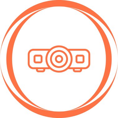 Kamera simgesinin vektör illüstrasyonu