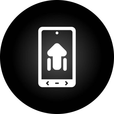 Vektör telefon simgesi, vektör illüstrasyonu