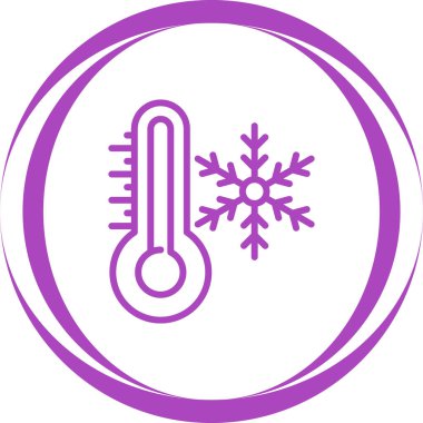 termometre simgesi vektör illüstrasyonu