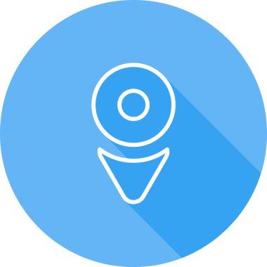 PIN vektör çizim Haritası