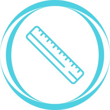 cetvel simgesi çizimi