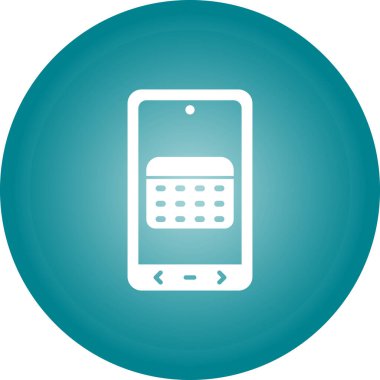 vektör cep telefon simgesi