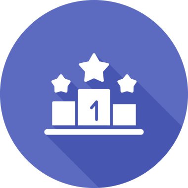 Bir hediyenin modern simgesinin vektör çizimi