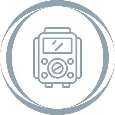 Eşsiz Kamera Vektör Satırı Simgesi