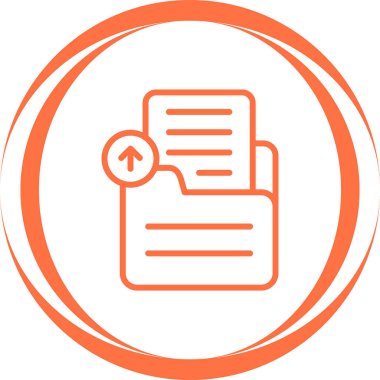 belge simgesi, vektör çizimi