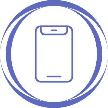 akıllı telefon simgesi vektör illüstrasyonu