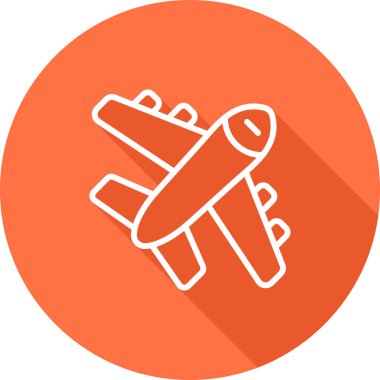 flight icon vector illustration