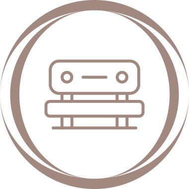 Modern oto tamir simgesinin vektör illüstrasyonu