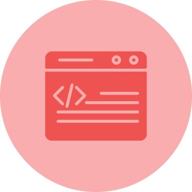 Web tarayıcı vektör simgesi