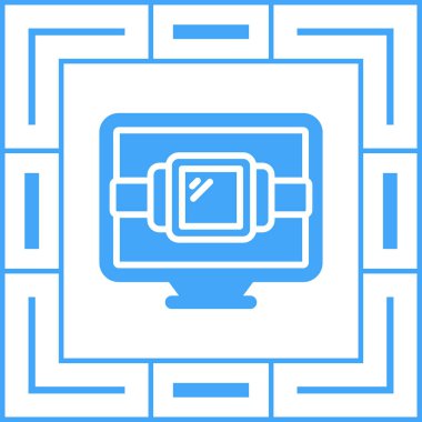 akıllı saat simge vektör illüstrasyonu