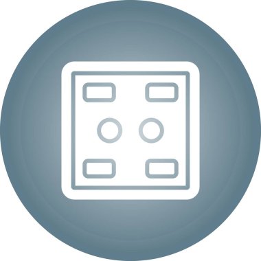 Modern b 'nin vektör illüstrasyonu eksik simgesi