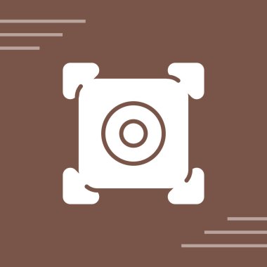 kamera vektör resimleme simgesi