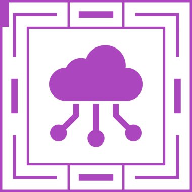 Bulut hesaplama. Web simgesi