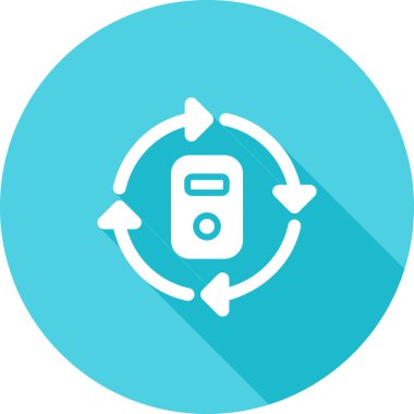 Telefon simgesinin vektör illüstrasyonu