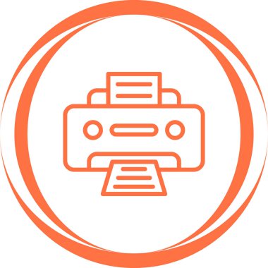 Modern simgenin vektör illüstrasyonu