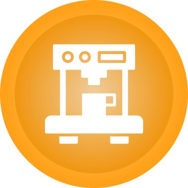 printer icon in trendy style isolated background