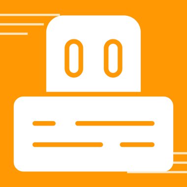 Hafıza kartının basit vektör simgesi