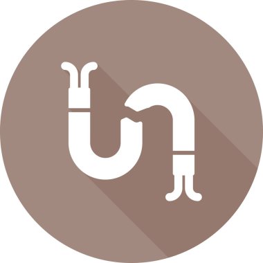 Dairedeki tek bir simgenin vektör illüstrasyonu