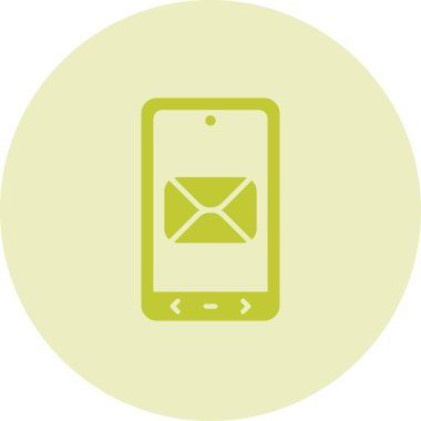 E- postanın vektör illüstrasyonu