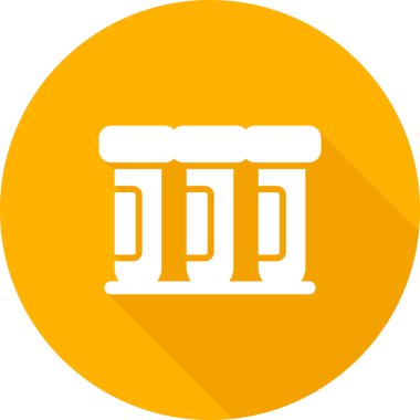 kanun simgesi vektör illüstrasyonu