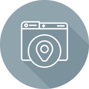 Kamera simgesi, modern vektör resimleme tasarımı