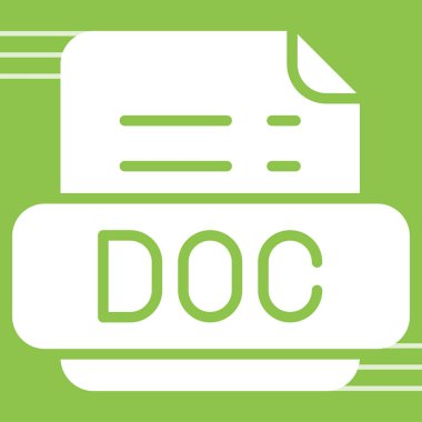 Belge. Web simgesi basit illüstrasyon