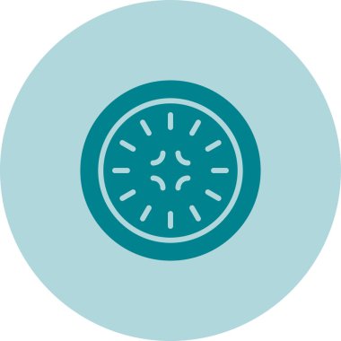 Modern yiyecek simgesinin vektör çizimi