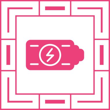 pil simgesi, vektör illüstrasyonu