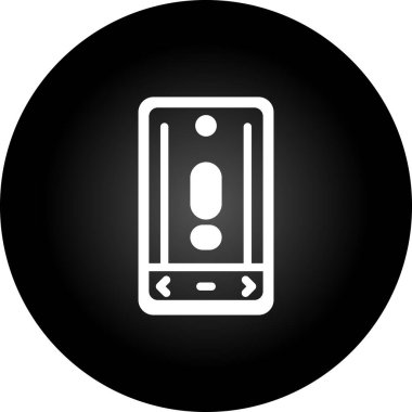 Tek bir güvenli simgenin vektör çizimi