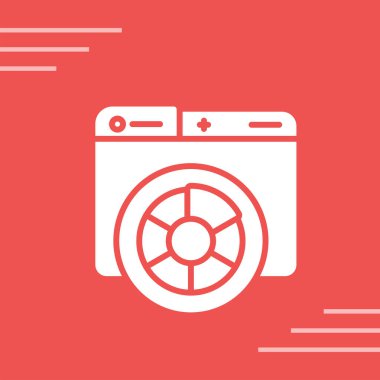 çamaşır simgesi tasarımı, vektör illüstrasyonu 10 grafik