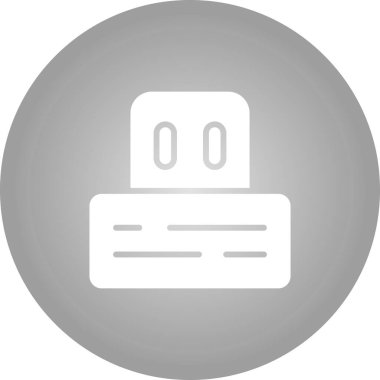 Bir ataç ile izole edilmiş bir klasör simgesinin çizimi