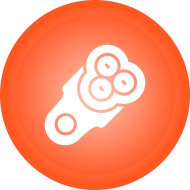 Benzersiz direksiyon kabartma vektör simgesi