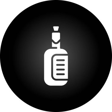 şişe simgesi vektör illüstrasyonu