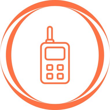 Telefon simgesinin vektör illüstrasyonu