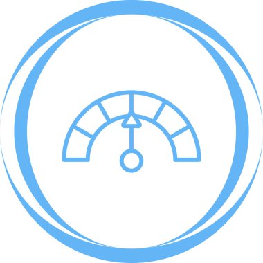 Hız göstergesi simgesi. vektör illüstrasyonu