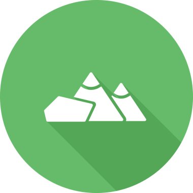 dağ ikonu vektör illüstrasyonu