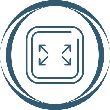 Modern bir simgenin vektör illüstrasyonu