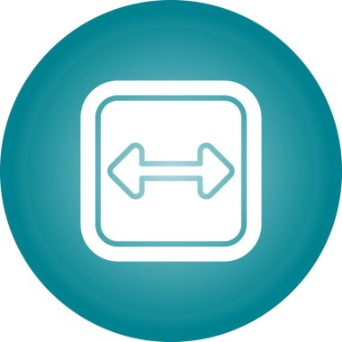 Sol ok simgesi. vektör illüstrasyonu