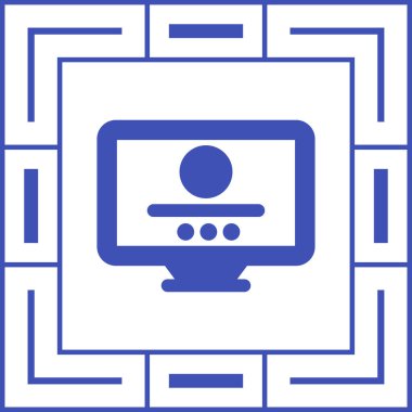 Seo simgesinin vektör illüstrasyonu