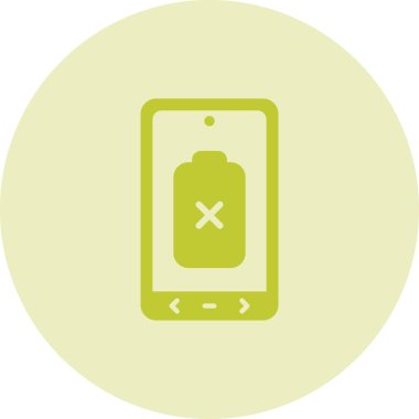 Vektör telefon simgesi, vektör illüstrasyonu