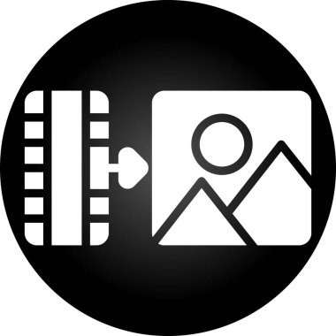 Film simge vektör çizim